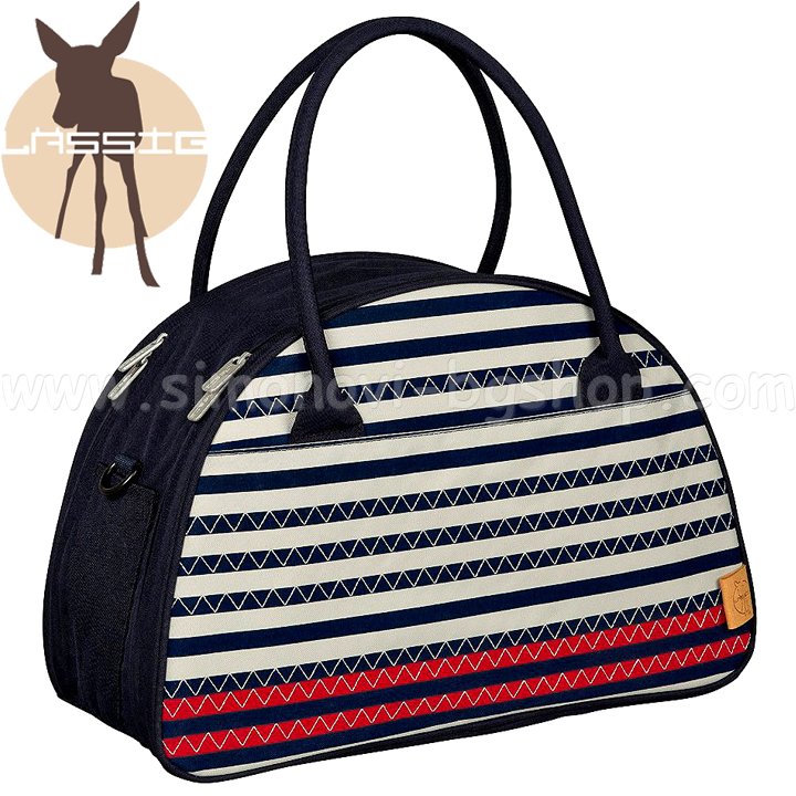 Lassig Geanta casual umăr ZigZag bleumarin